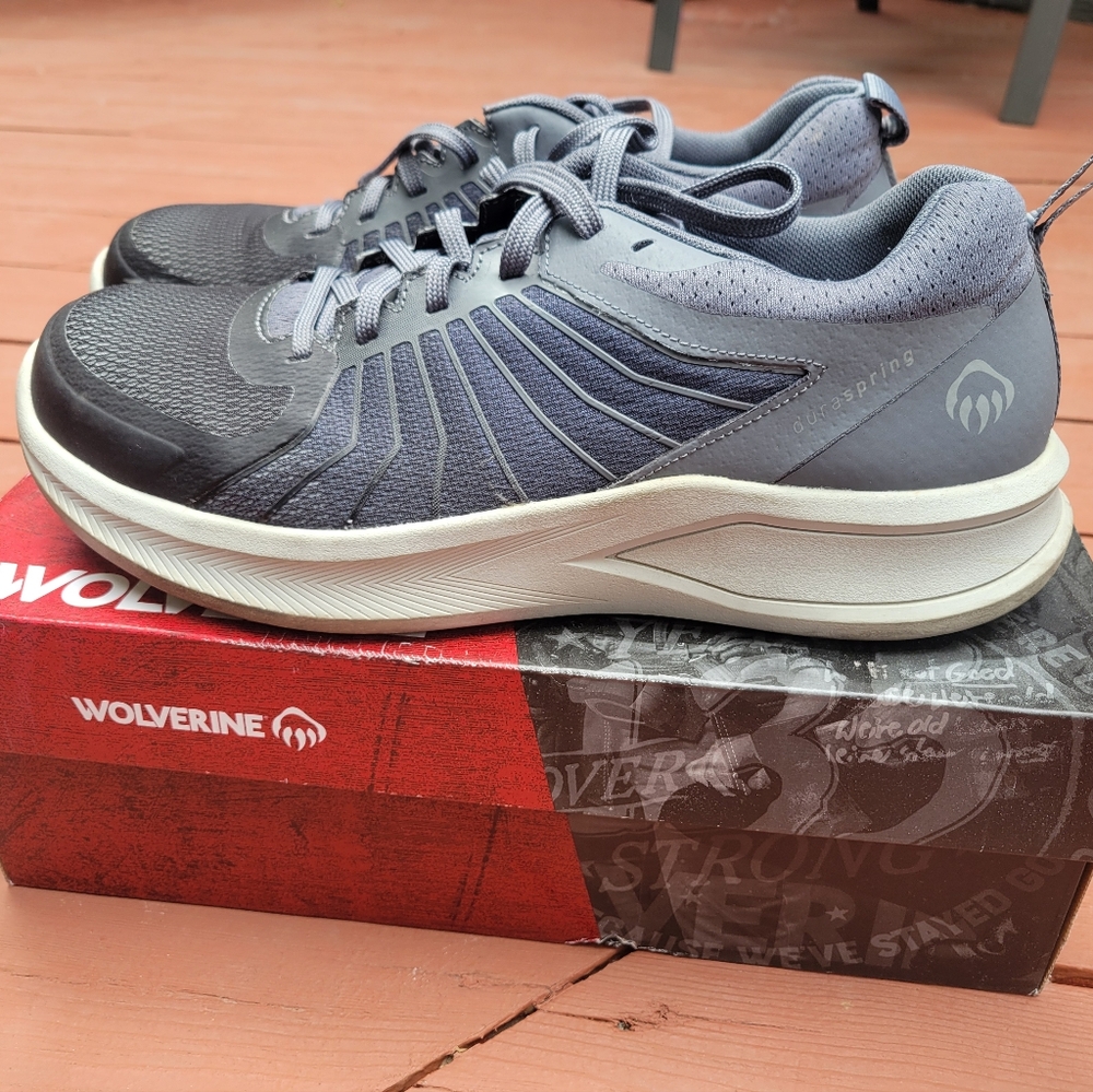 Wolverine Bolt Durashocks Men's Size 10.5 Carbonmax Toe, Steel Grey